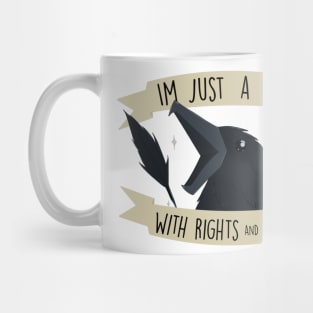 Cartoon Collection:  Anxiety Crow Mug